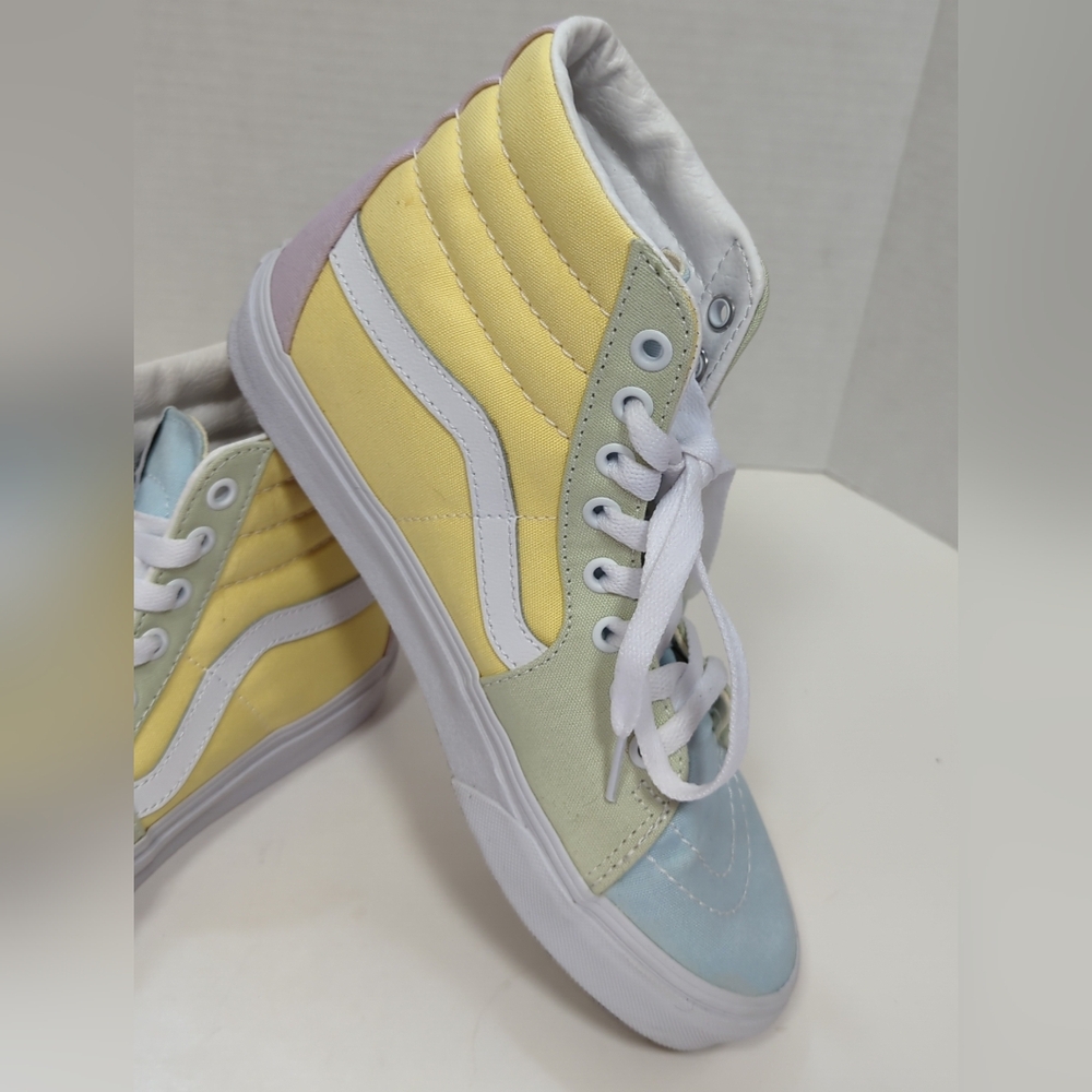 Vans Unisex Sk 8 Hi Sneakers Sz 8 Woman Mens 6.5 Pastel Colors